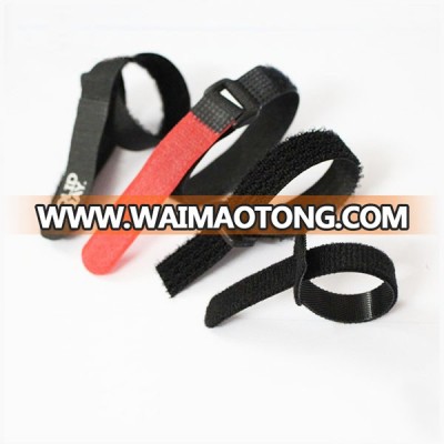 stretch hook and loop cable ties for press