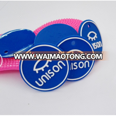 Universal symbol customized logo stickers with rubber pad